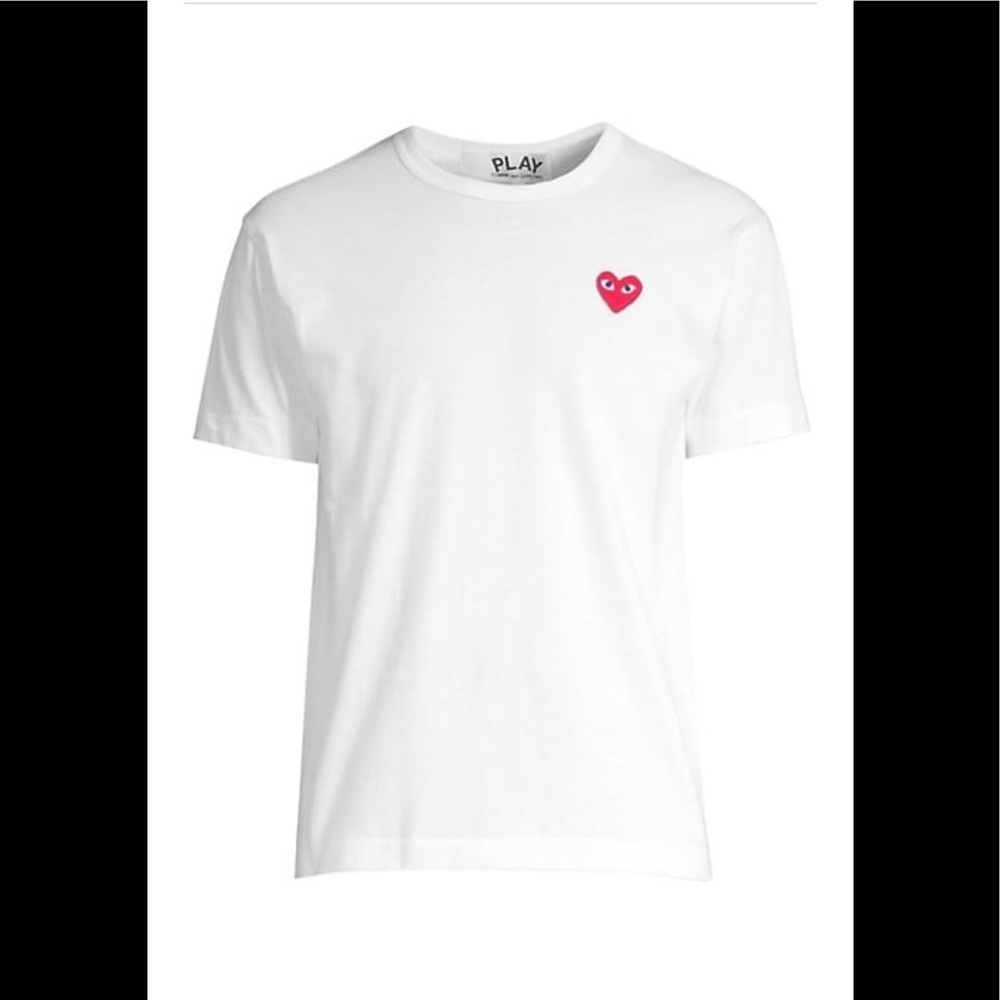 NWT Comme des Garçons Play white tee